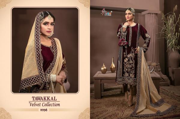 Shree Tawakkal Velvet Designer Collection Pakistani Salwar Kameez